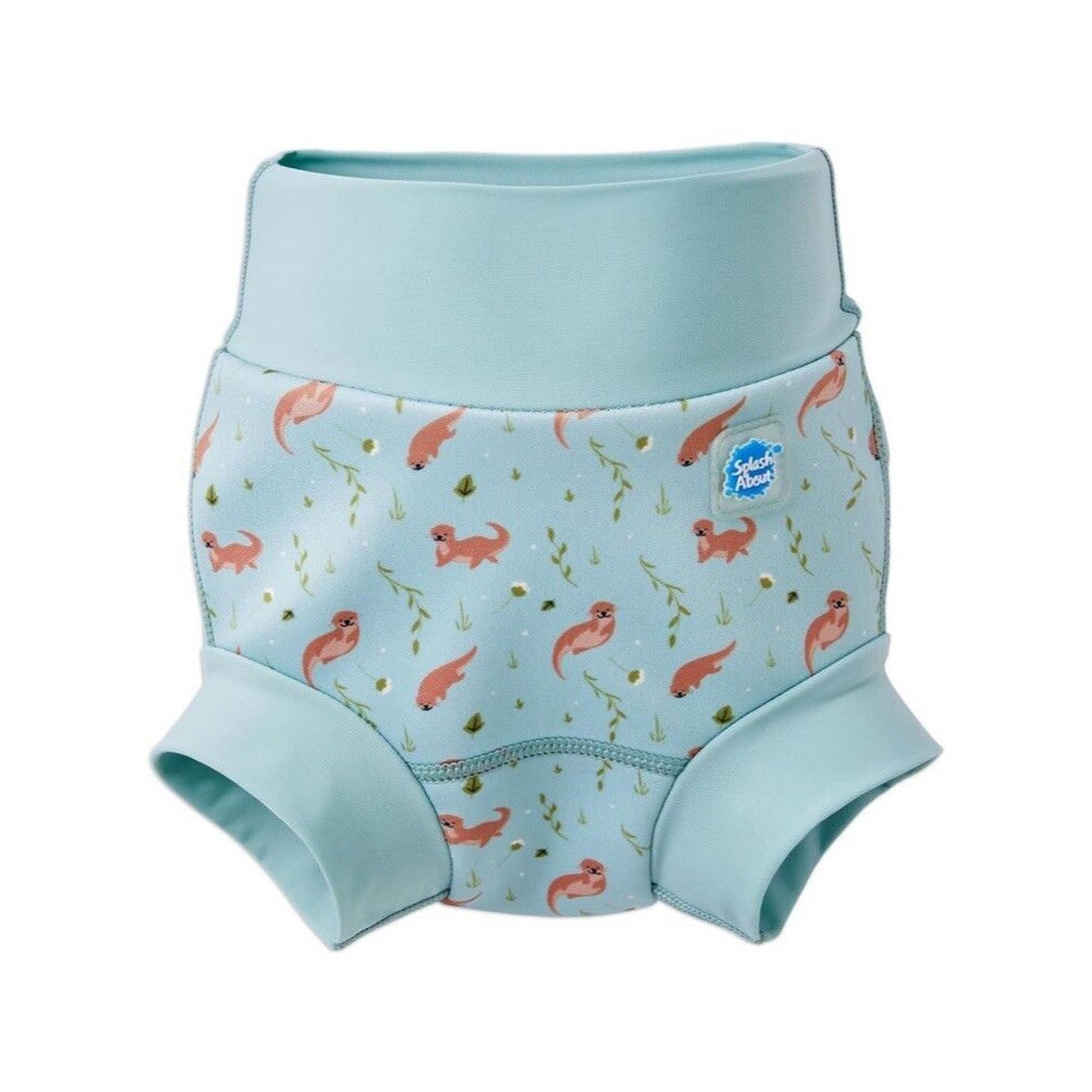 Splash About Happy Nappy Reusable Swim Diaper, Playful Otters, 6-12 Months